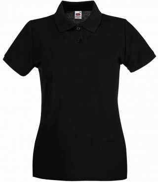 Fruit of the Loom SS89 Lady-Fit Premium Cotton Piqu Polo Shirt